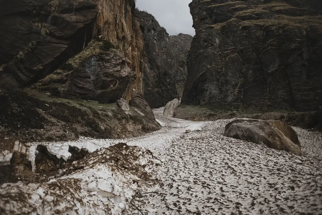 Scenic routes and views captured in automotive photography on the journey to Adi Kailash and Om Parvat.